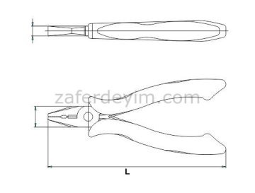 Elektronikçi Pense 125 mm