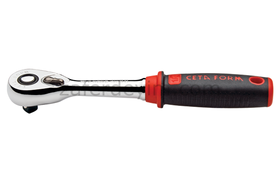 Ceta Form 1/4'' Düğmeli Cırcır Kolu
