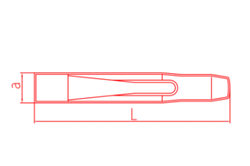 İzeltaş Düz Keski 250 mm