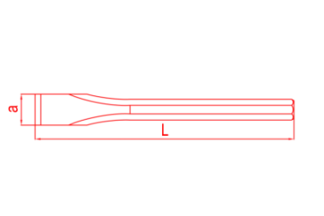 İzeltaş Tesviyeci Düz Keski 150 mm