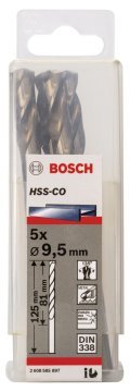 Bosch HSS-Co 9,5*125 mm 5'li Paket