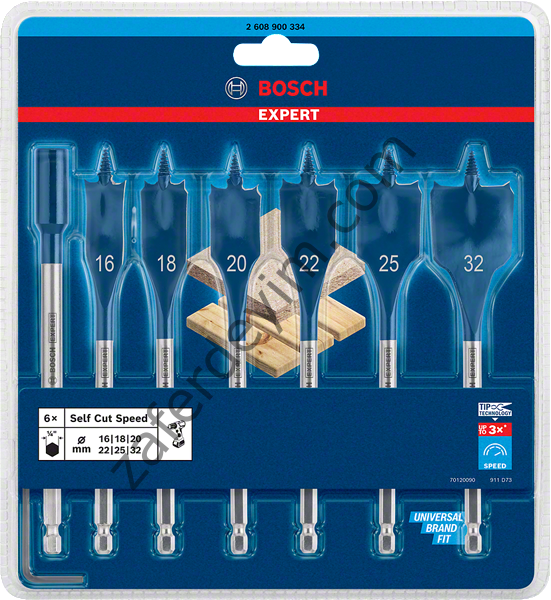 Bosch EXPERT Self Cut Speed Yaprak Matkap Ucu Seti 16/18/20/22/25/32 mm 7 parça