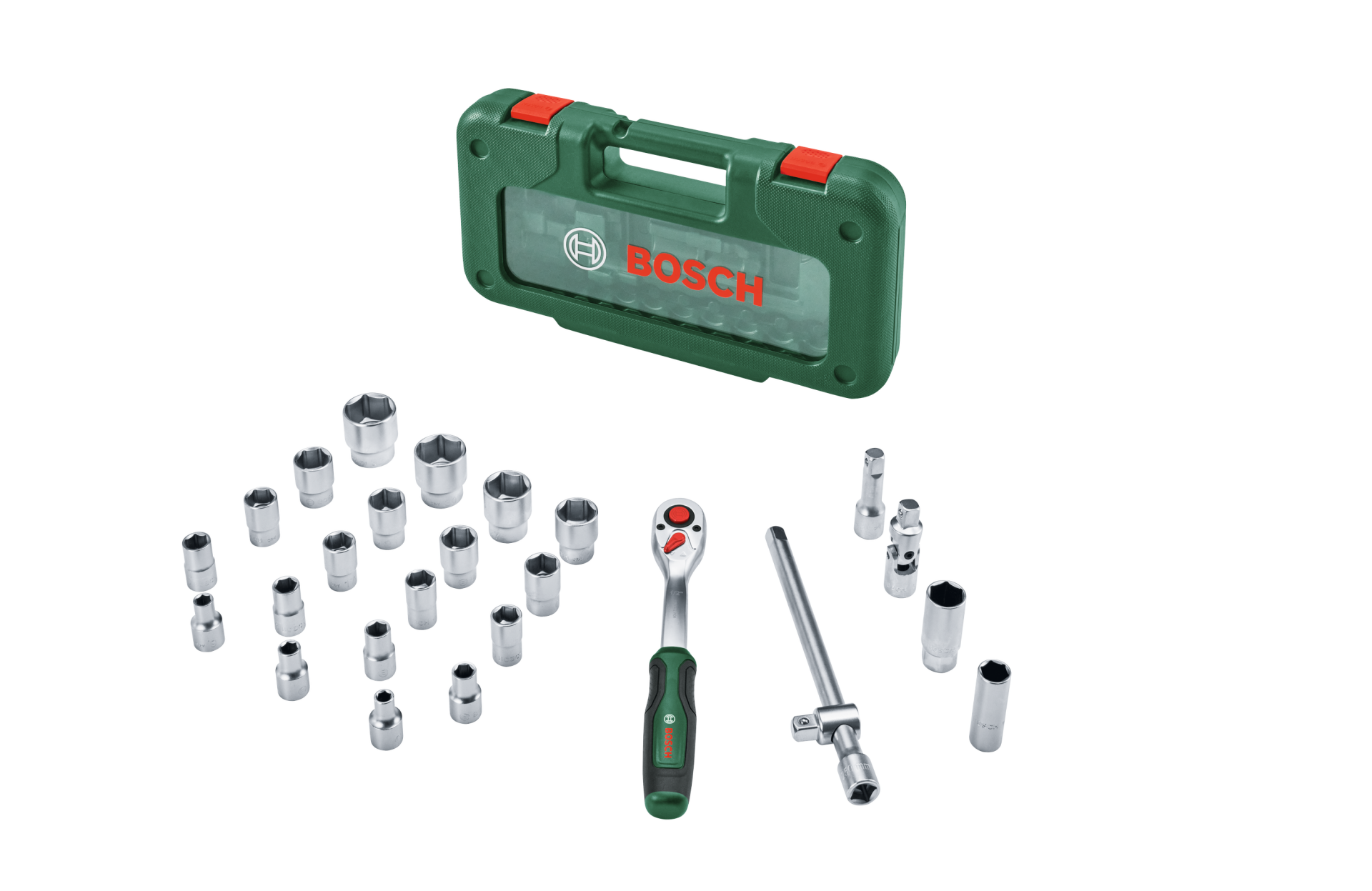 Bosch 1/2'' Cırcırlı Somun Sıkma Seti 25 Parça