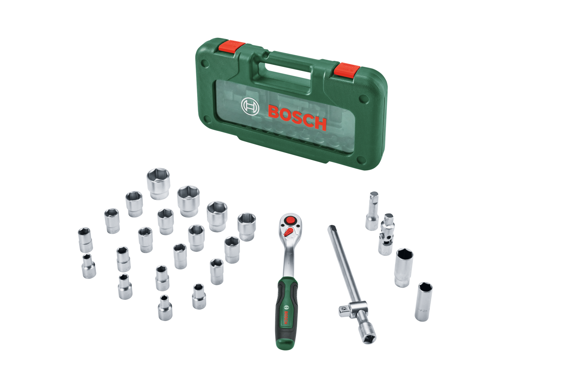Bosch 1/2'' Cırcırlı Somun Sıkma Seti 25 Parça