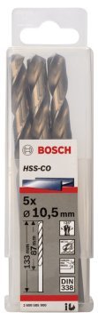 Bosch HSS-Co 10,5*133 mm 5'li Paket