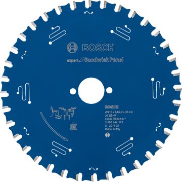 Bosch Expert for Sandwich Panel 210*30 mm 36 Diş
