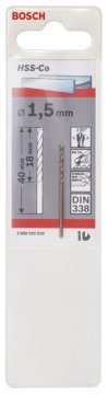 Bosch HSS-Co 1,5*40 mm 1'li Paket