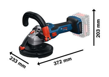 Bosch GBR 18V-15 S Akülü Beton Taşlama (Solo ürün/aküsüz)