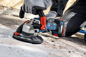 Bosch GBR 18V-15 S Akülü Beton Taşlama (Solo ürün/aküsüz)
