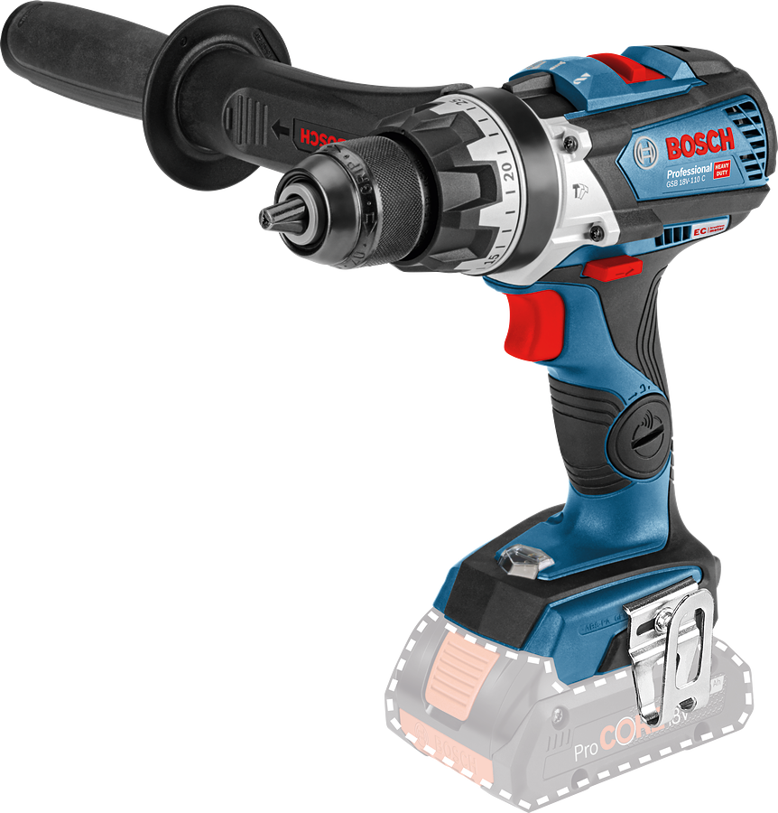 Bosch GSB 18V-110C Akülü Darbeli Vidalama SOLO