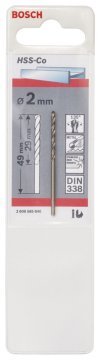 Bosch HSS-Co 2*49 mm 1'li Paket