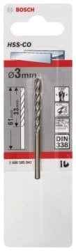 Bosch HSS-Co 3*61 mm 1'li Paket
