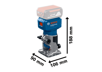 Bosch GLF 18V-8 Akülü Freze (Solo/aküsüz model)