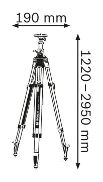 Bosch PRO BT 300 HD Tripod