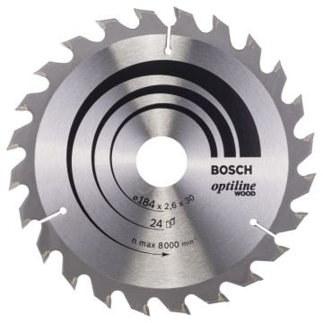 Bosch Optiline Wood 184*30 mm 24 Diş