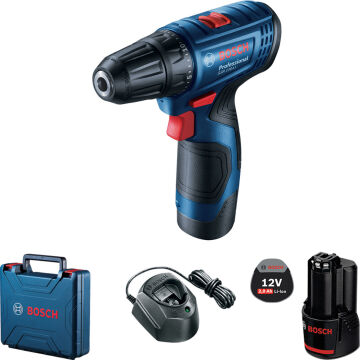 Bosch GSR 120-LI Akülü Delme Vidalama Makinesi + 23 parça matkap uç ve vidalama uç seti
