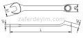 Boyunlu Kombine Anahtar 10 mm
