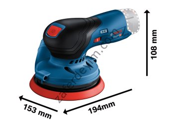 Bosch Professional Akülü eksantrik zımpara GEX 12V-125 (SOLO)