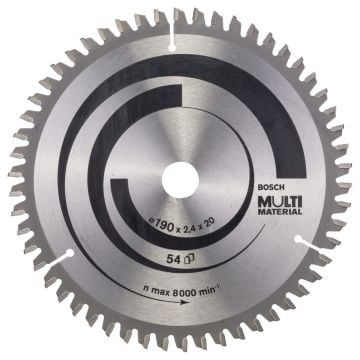 Bosch MultiMaterial 190*20/16 mm 54 Diş