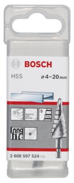 Bosch HSS 9 kademeli Matkap Ucu 4-20 mm