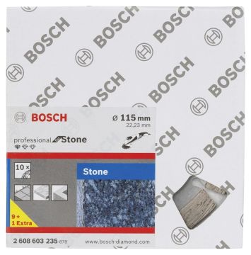 Bosch 9+1 Standard for Stone 115 mm