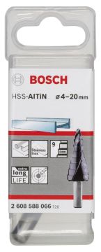 Bosch HSS-AlTiN 9 kademeli Matkap Ucu 4-20 mm