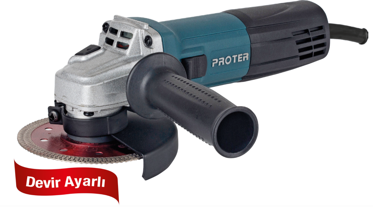 Proter 115 mm 750 W Elektr.Hız Avuç Taşlama PA 715 E