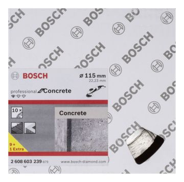 Bosch 9+1 Standard for Concrete 115 mm