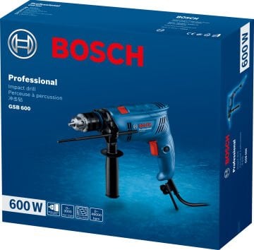 Bosch Professional GSB 600 Darbeli Matkap