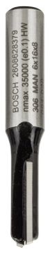 Bosch Standard W Çift Oluk Düz Freze 8*6*48 mm