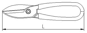 Tenekeci Makası 250 mm