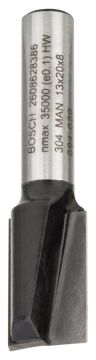 Bosch Standard W Çift Oluk Düz Freze 8*13*51mm