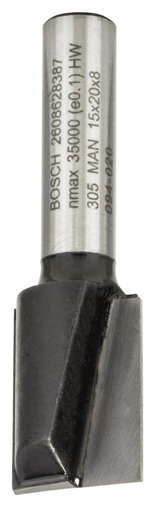 Bosch Standard W Çift Oluk Düz Freze 8*15*51mm
