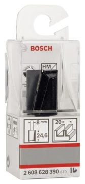 Bosch Standard W Çift Oluk Düz Freze 8*20*56mm