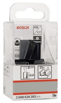 Bosch Standard W Çift Oluk Düz Freze 8*25*51mm
