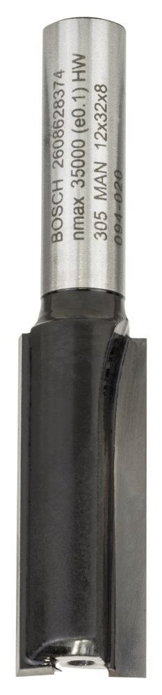 Bosch Standard W Çift Oluk Düz Freze 8*12*62mm