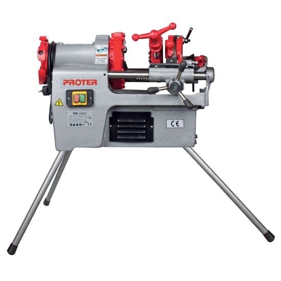 Proter 2'' 1000 W Tezgah Tip Pafta Makinası PR 2002 PRO
