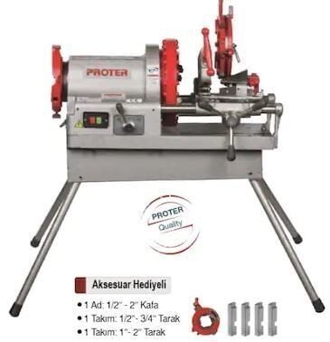 Proter 4'' 1000 W Tezgah Tip Pafta Makinası PR 4004 PRO