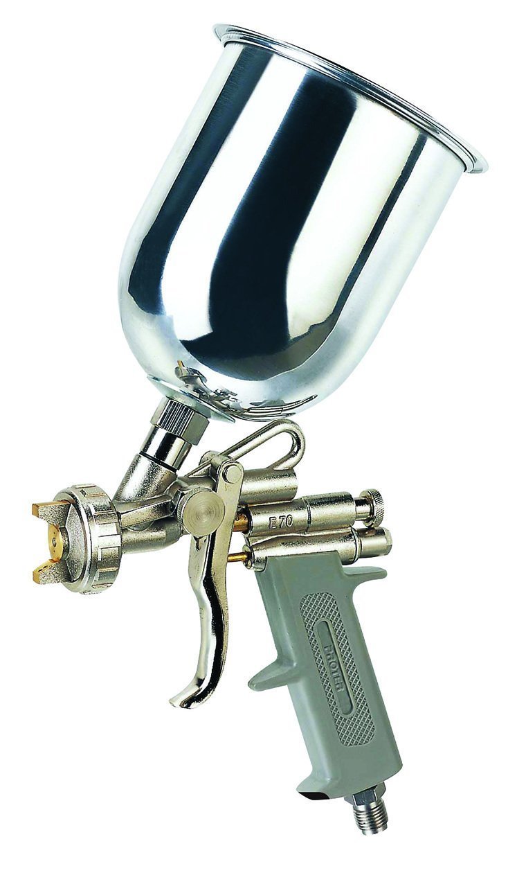 Proter Üstten Boya Ve Polyester Tabancası E-70 600 Ml (Alüminyum Depo)