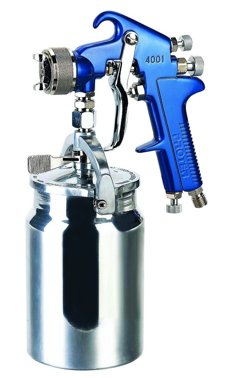 Proter Alttan Boya Ve Polyester Tabancası 1000 Ml (Alüminyum Depo) 4001 S 1.7 mm