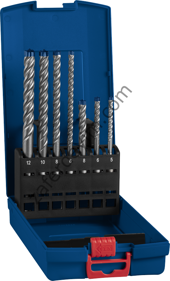 Bosch EXPERT SDS plus-7X Kırıcı Delici Delme Ucu Seti 5/6/6/8/8/10/12 mm 7 parça