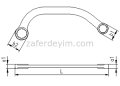 Yarım Ay Anahtar Yıldız İki Ağız 10X12 mm