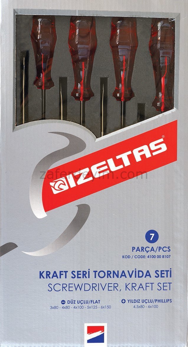 Kraft Seri Tornavıda Takımı 7 Parça