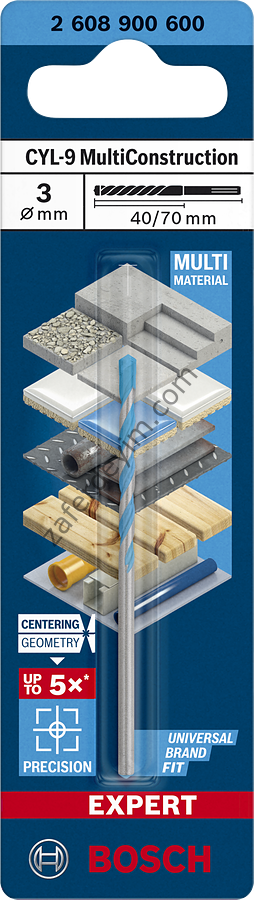 EXPERT CYL-9 MultiConstruction Delme Ucu 3 x 40 x 70 mm