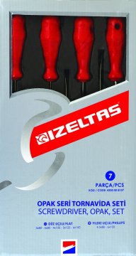 Opak Seri Tornavida Seti 7 Parça