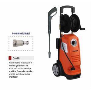 Proter Basınçlı Oto Yıkama Makinası / Makaralı (Su Giriş Filtreli) PR 2170