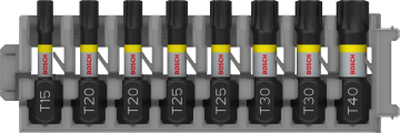 Bosch Impact Ctrl 8'li T15-T40,25mm