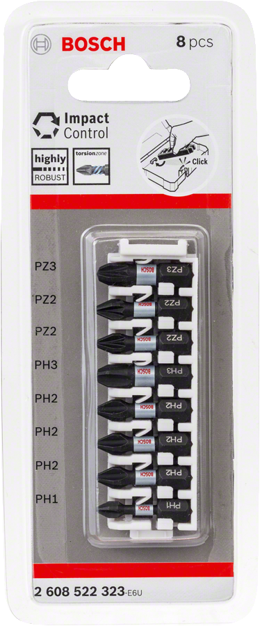 Bosch Impact Ctrl 8'li T15-T40,25mm