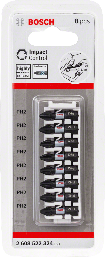 Bosch Impact Ctrl 8'li PH2,25mm