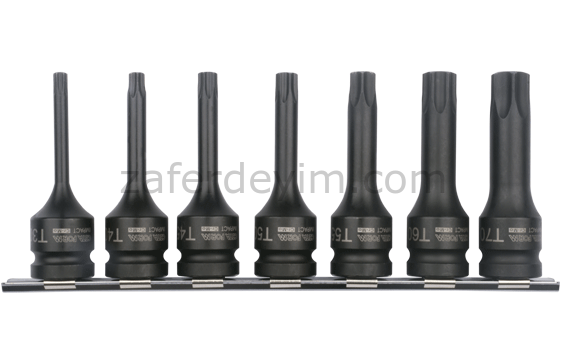 Ceta Form 1/2'' Torx Uçlu Havalı Lokma Takımı 7 Parça